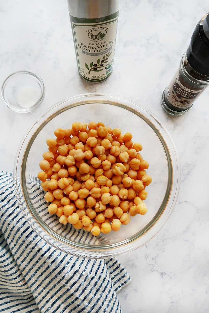 Air Fryer Roasted Chickpeas Deliciously Made From Plants