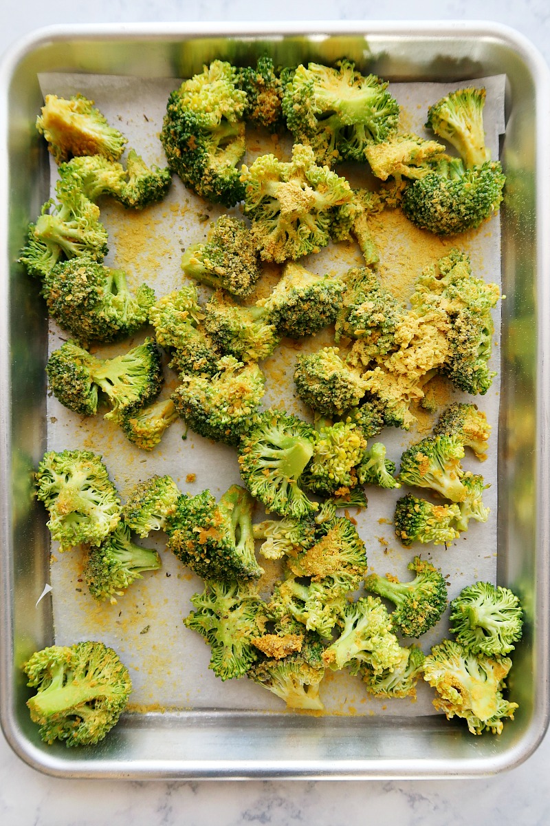 Vegan Cheesy Roasted Broccoli - Deliciously Made From Plants