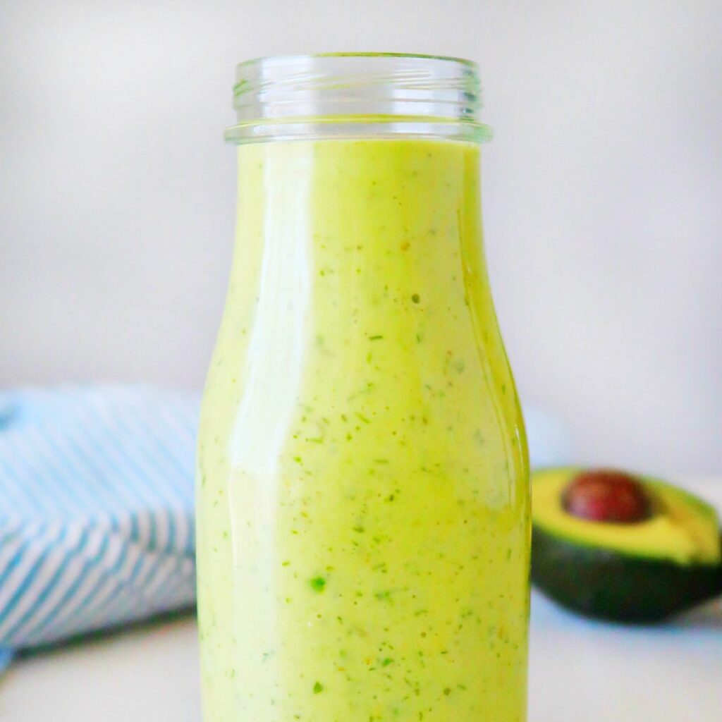 Vegan Avocado Salad Dressing Deliciously Made From Plants